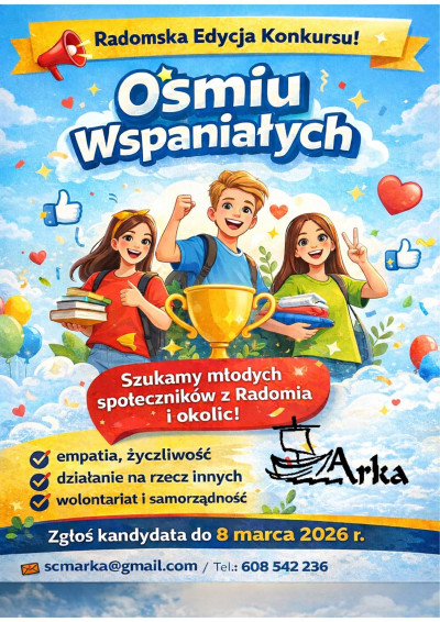 Trwa nabór do Konkursu „Ośmiu Wspaniałych” – zgłoszenia do 8 marca!
